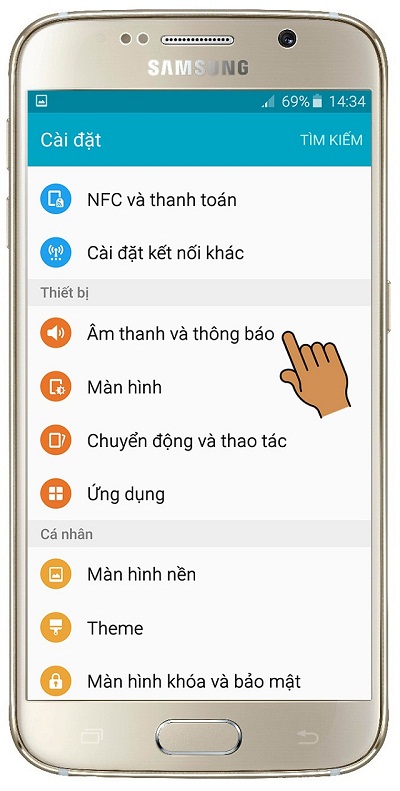 Kiểm tra xem đã bật chế độ chuông với mức độ âm thanh đủ lớn hay chưa