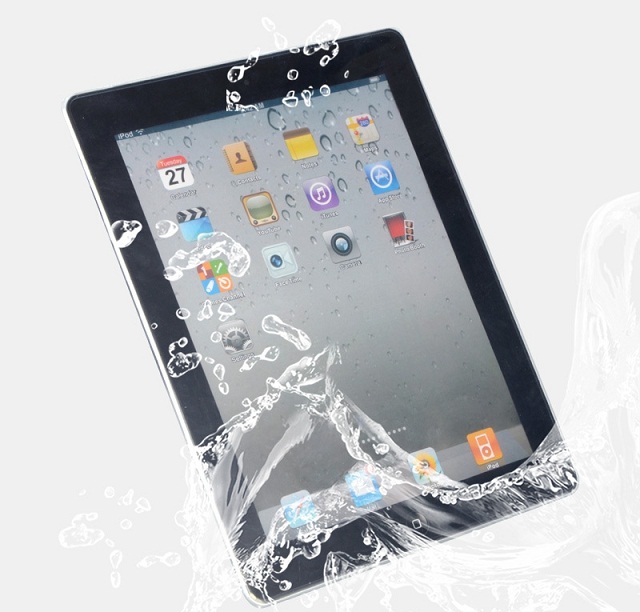 Màn hình iPad cũng có thể gặp vấn đề nếu bị dính nước
