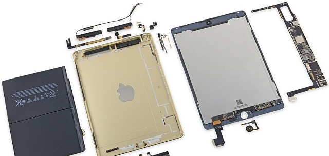 Phải tháo lắp linh kiện cẩn thận khi thay vỏ iPad