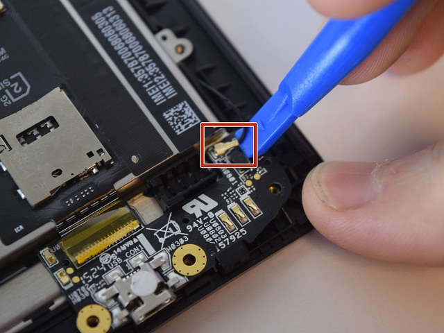 Zenfone bị hư WiFi có thể do cáp kết nối anten bị đứt