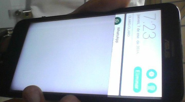 Màn hình Zenfone không hiển thị hết nội dung
