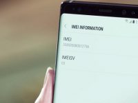 Số IMEI trên Samsung Galaxy Note 8