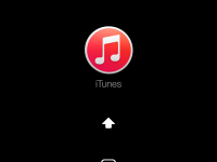 Thông báo kết nối với iTunes trên iPad