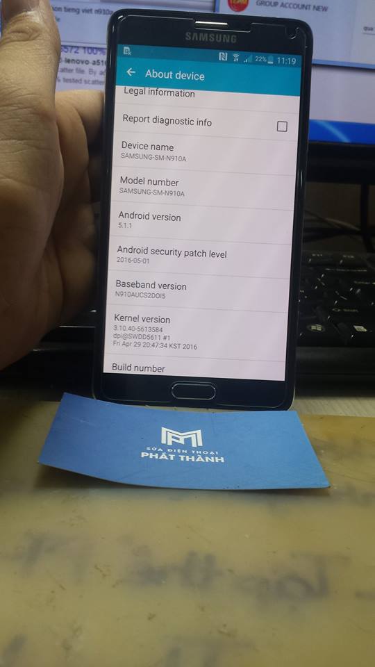 nap tieng viet, unlock samsung galaxy note 4 at&T