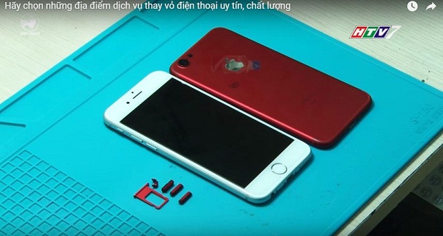 Thay vỏ iPhone chất lượng tại Hệ thống sửa điện thoại Phát Thành