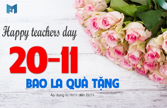 Khuyến mãi mừng Lễ Nhà Giáo 20/11, giảm mạnh cho hóa đơn sửa chữa điện thoại