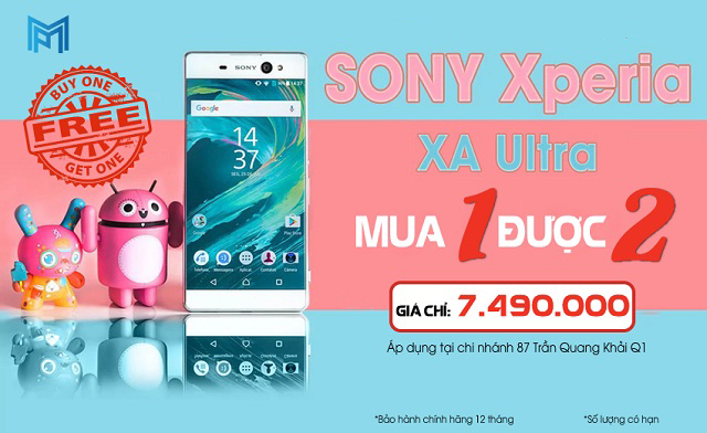 Mua 1 được 2 Sony Xperia XA Ultra tại Phát Thành