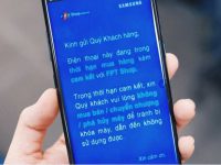 Thông báo khóa Knox từ FPT shop với Samsung S8