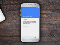 Giao diện đăng nhập tài khoản Google trên Samsung